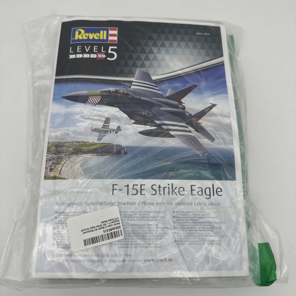 REVELL 15995 F-15E STRIKE EAGLE MODEL KIT 1:72 SCALE No Box